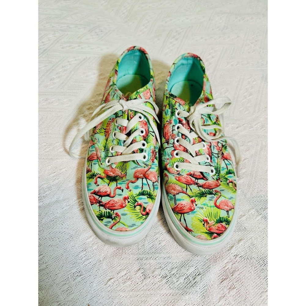 Vans Authentic Flamingo Womens Size 9 Mint Green Sneakers